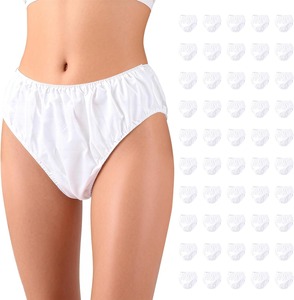 Sous-vêtements jetables non tissés pour femmes, culottes de voyage, culottes de maternité, sous-vêtements d'hôtel, de spa, d'hôpital, d'urgence - Product Image 2