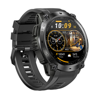 Montre connectée de sport en plein air TKYUAN GPS, altimètre, pression atmosphérique, boussole, batterie de 530 mAh, grande autonomie, étanche 3ATM, montre intelligente 2026