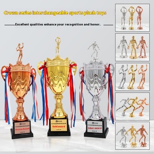 Trophée métallique personnalisé pour Campus Football Badminton Basketball Tennis de Table Impression Créative Cristal Compétition Médaille <span class=keywords><strong>Plaque</strong></span> - Product Image 5