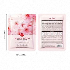 <span class=keywords><strong>Mascarilla</strong></span> Facial Coreana para el Cuidado de la Piel, con Nicotinamida de Sakura, Blanqueadora, Nutritiva e Hidratante, <span class=keywords><strong>Precio</strong></span> de Fábrica, Venta al Por Mayor - Product Image 6