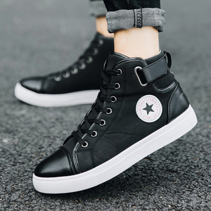 Latest Design High-<b>Top</b> Lace-Up Canvas Sneakers for Men Classic Trend with Mesh Lining Casual Sport Shoes Wholesale - Product Image 3