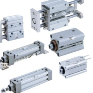Cilindro Neumático Cuadrado SMC MB1 de Doble Acción, Mini Cilindro Neumático de Acero Inoxidable, Estándar ISO MGP-XC4, Uso en Automatización - Product Image 1