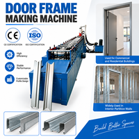 Machine de formage à froid de cadres de portes automatiques |   Ligne de production d'équipements pour cadres de portes en acier
