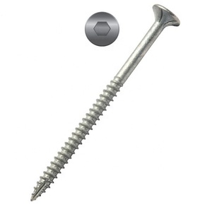 สกรูหัวแตรเหล็กชุบสังกะสี ขนาด 14Gx50 มม. 75 มม. 100 มม. 125 มม. แบบขันด้วยประแจ (มาตรฐาน AS3566 <span class=keywords><strong>นิ้ว</strong></span>/เมตริก) - Product Image 2