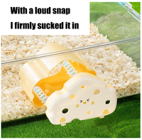 Abri pour hamster Cheese Planet, réutilisable, écologique, style mignon, ouvrable, doré, pour petits animaux, en ABS, vente en gros d'usine