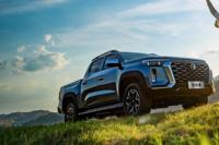 Changan Lantuozhe 2.0T Pick-up essence en stock 4x4 Pick-up essence automatique Taille des pneus R18 Transmission avant Gauche arrière