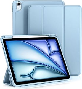 Pour <span class=keywords><strong>iPad</strong></span> <span class=keywords><strong>Air</strong></span> 11 <span class=keywords><strong>étui</strong></span> magnétique 2024 / <span class=keywords><strong>Air</strong></span> 5th 4th <span class=keywords><strong>génération</strong></span> 10.9 coque arrière flexible en TPU avec support porte-crayon <span class=keywords><strong>étui</strong></span> pour tablette - Product Image 6