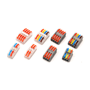 Konektor blok penjepit kabel Push-In cepat konektor sudut kawat cepat bahan kontak tembaga harga pabrik perumahan PC - Product Image 6