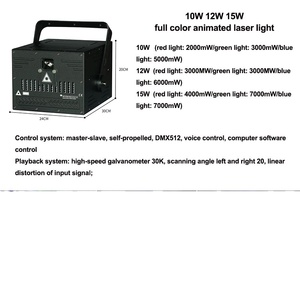 2025 Hengyu 10w 12w 15wフルカラーレーザー光アプリ制御レーザーサポートBluetoothナイトパーティー用 - Product Image 4