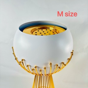 <span class=keywords><strong>Quemador</strong></span> de Incienso Árabe de Metal de Alta Calidad, Esférico, de 3 Tamaños, para Piso, con Fragancia de Bakhoor - Product Image 3