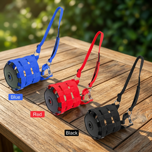 BLUHORSE BH-883 Muselière pour chevaux durable en caoutchouc imitation vison, PP, nylon et fourrure synthétique, confortable pour les chevaux, tailles personnalisables, emballage - Product Image 3