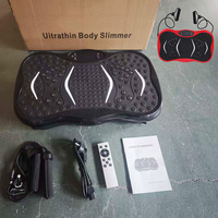 Plateforme vibrante pour hommes, machine de perte de poids, équipement de fitness à domicile avec bandes de résistance élastiques, charge maximale de 150 kg