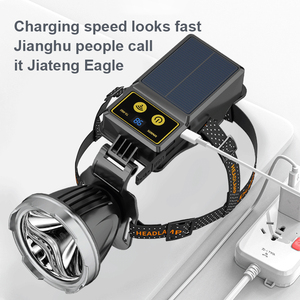 Helius Vente Chaude Éclairage <span class=keywords><strong>Solaire</strong></span> Extérieur Type-c Rechargeable Fonction de Décharge Lampe Torche de Recherche à Longue Portée Extérieure - Product Image 6