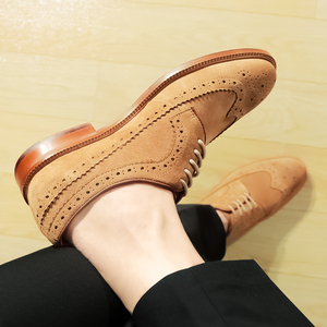 Zapatos formales cómodos <span class=keywords><strong>para</strong></span> hombre, zapatos elegantes de cuero de ante italiano <span class=keywords><strong>para</strong></span> hombre, zapatos oficiales de negocios <span class=keywords><strong>para</strong></span> hombre - Product Image 3