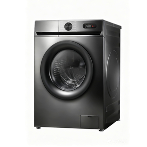 เครื่องซักผ้าฝาหน้า 10 กก. อัตโนมัติ พร้อมมอเตอร์ประหยัดพลังงาน ถังสแตนเลส ระบบเตือนปริมาณน้ำอัตโนมัติ ระบบล็อคป้องกันเด็ก ใช้ในครัวเรือน ประหยัดพลังงาน ระบบอินเวอร์เตอร์ - Product Image 1