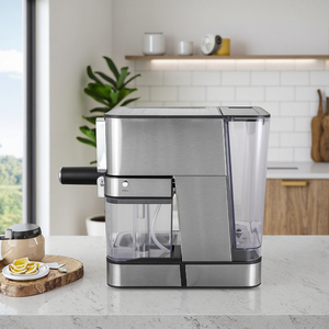 Cafetera PANCERKA de 500 ml con Pantalla Táctil Italiana, Sistema de Agua Caliente, Cafetera Espresso para Uso Doméstico - Product Image 4