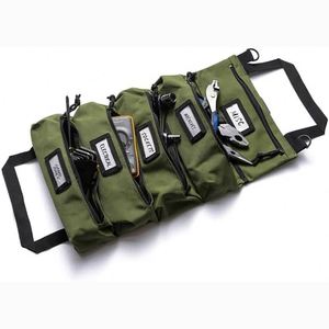 Organizador de Asiento de Coche Multifuncional, Plegable y Enrollable, con 5 Bolsillos para Herramientas (Muestra Gratuita) - Product Image 5
