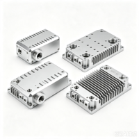 Boîtier de protection en aluminium pour batterie au lithium usiné sur mesure par CNC, coque métallique de précision pour pièces d'équipement de communication