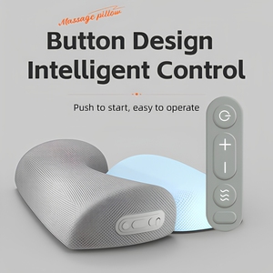 Oreiller de massage intelligent à compression d'air avec chauffage rechargeable 3 en 1 pour soulager la douleur, traction cervicale, relaxant pour les épaules - Product Image 4