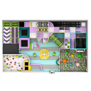 Parque Infantil Interior con Tobogá<span class=keywords><strong>n</strong></span> Grande en Espiral para Niños - Product Image 4