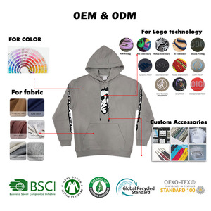 Manufacturer Cotton 100% Drop Shoulder Hoodies Pullover Unisex Custom Heavyweight Oversized Blank Embroidery Hoodies Sweatshirt