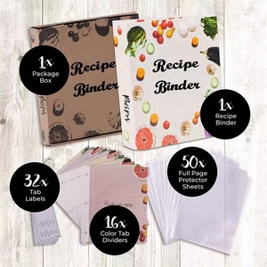 Công Thức Chất Kết Dính Tùy Chỉnh Cuốn Sách <span class=keywords><strong>3</strong></span> Vòng Tổ Chức Chủ Đầy Đủ Trang Tập Tin Thư Mục Công Thức Cuốn Sách Chất Kết Dính Với Công Thức Thẻ Quà Tặng - Product Image 1