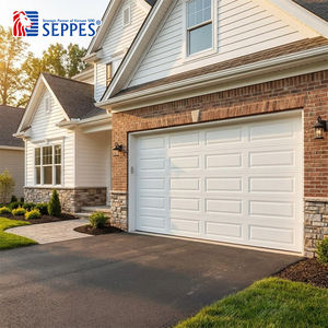 <span class=keywords><strong>Porte</strong></span> <span class=keywords><strong>de</strong></span> <span class=keywords><strong>garage</strong></span> sectionnelle moderne à panneau affleurant noir, automatique, <span class=keywords><strong>isolée</strong></span> en acier et panneaux sandwich PU, pour villa contemporaine - Product Image 6