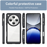 Effacer tout compris Protection étui de téléphone portable housse acrylique antichoc pour Oppo Find X8 Pro/X8/K12 Plus/K12x