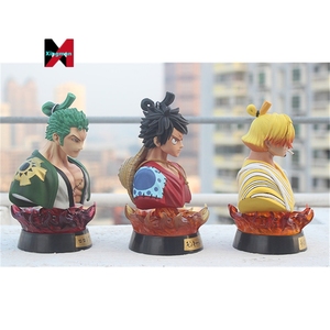 Figuras De Zoro Luffy <span class=keywords><strong>Sanji</strong></span> <span class=keywords><strong>figura</strong></span> De medio cuerpo escala 1/8 con luz De Control remoto brillará figuras De Anime de una pieza - Product Image 5