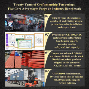 أرفف صناعية مخصصة متعددة المستويات معدنية ثقيلة الميزانين أرفف وحدات مستودع رفوف الميزانين - Product Image 3