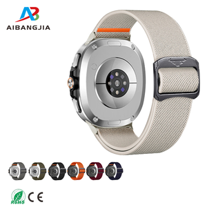 Pulsera de tela trenzada, banda deportiva ajustable de nailon elástico para <span class=keywords><strong>Samsung</strong></span> <span class=keywords><strong>Galaxy</strong></span> <span class=keywords><strong>Watch</strong></span> 8 40mm 44mm, accesorios de <span class=keywords><strong>correa</strong></span> - Product Image 1