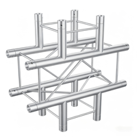 Système d'éclairage de scène modulaire portable en alliage d'aluminium TUV, capacité de charge de 500 kg, pour DJ, discothèque, fête