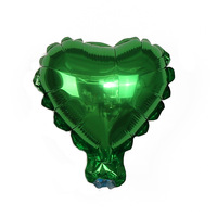 Vente flash - Mini ballons en forme de cœur de 5 pouces en feuille d'aluminium pour la décoration de fête d'anniversaire