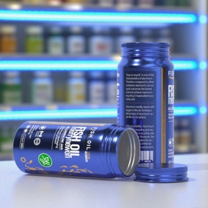 Botella de Aluminio Ecológica para Medicamentos, Botella Metálica para Aceite de Pescado, Botella de Aluminio Personalizada y Duradera - Product Image 3