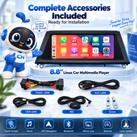 Audio USB pour BMW X5/X6 E70/E71 2007-2013 8,8 pouces Autoradio CarPlay Android Auto Mirror Link GPS Haute Résolution