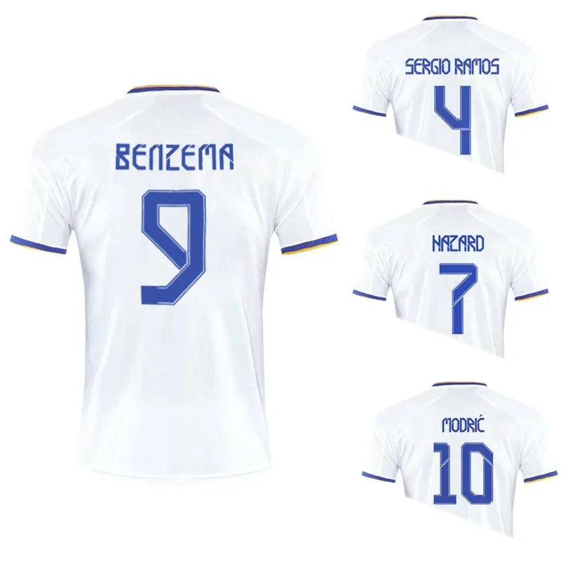 Áo Thi Đấu Fan Hâm Mộ Chất Lượng Thật Số 9 Màu Vàng Mùa Mới 2022 2023 Bộ Bóng Đá Đồng Phục Bóng Đá Đội Benzema 9 #
