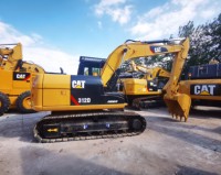 Excavatrice CAT 312D d'occasion en excellent état, faible usage, capacité de godet de 0,52 m³, moteur puissant de 72 kW, vente flash