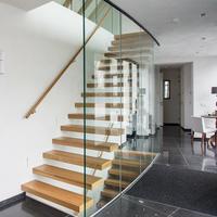 DB – escalier flottant en acier au carbone ou en acier inoxydable 304, Style moderne et populaire, pour l'amérique