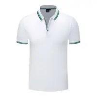 Lidong yeni yaz tasarım ipek pamuklu düz Casual baskılı polo Mens Golf polo t gömlek erkekler için