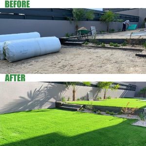 Lita Deluxe 3 'x 10' (30 feet vuông) cỏ nhân tạo thực tế tổng hợp <span class=keywords><strong>Turf</strong></span> 20mm cao đống cho cảnh quan trong nhà/ngoài trời - Product Image 5