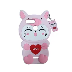 สำหรับ Xiaomi Redmi 6A S2 6X ซิลิคอน Unicorn Love แมวหมีการ์ตูนกรณีโทรศัพท์นุ่มสำหรับ Redmi หมายเหตุ5 7