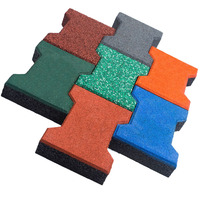 Carreaux de sol en briques pour chevaux, carreaux imbriqués en caoutchouc pour os de chien