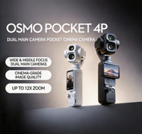 Caméra stabilisée portable Osmo Pocket 4P à double objectif, mise au point intelligente, caméra vidéo sportive, vlog de voyage, photographie de portrait et de rue