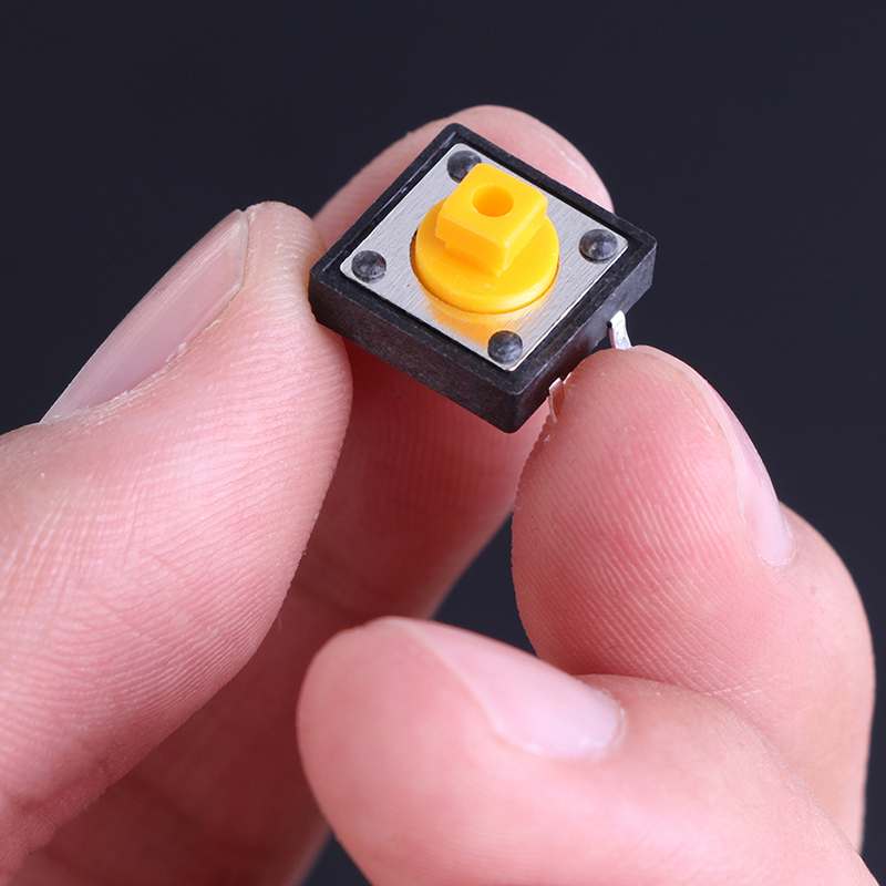 25 pièces/boîte 12*12*7.3 MM Micro bouton de commutation + Tact Cp électronique intelligente Tactile bouton poussoir momentané