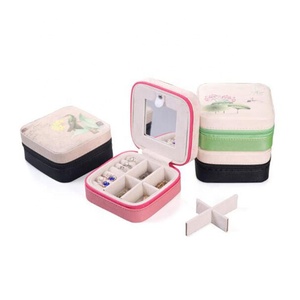 EASETRIP Hot Selling Jewelry Travel Case Box Travel Pu Leather Jewelry Box Holder With Storage Travel Jewellery Box