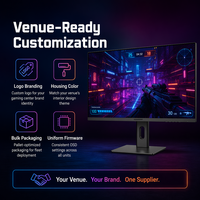 Monitor Gaming QHD 27 Inci 300Hz Fast IPS 2560x1440 Pasokan Massal untuk Arena Esports Warnet OEM Logo Kustom