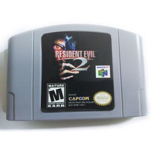 เกม Resident Evil 2 สไตล์เรโทรภาษาอังกฤษ  ตลับเกม Cararlo Kart Marlo Party Everdrive สำหรับเครื่อง N64 - Product Image 1