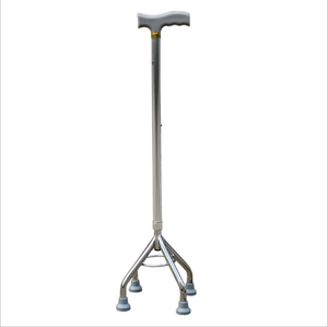 Bastón ortopédico para caminar de aluminio para el antebrazo para discapacitados codo ergonómico muleta de bastón para caminar de cuatro patas plegable de Metal para adultos - Product Image 6