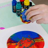 Kit de peinture à couler Mont Marte SuperCell, ensemble de peinture pour artiste de 67 pièces