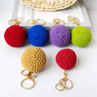 Porte-clés œil turc Nazar Boncugu en crochet fait main, en coton tricoté, porte-bonheur, pendentif de sac, cadeau pour femme